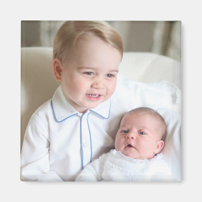 Prinz George und Prinzessin Charlotte Magnet (Vorne)