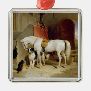 Prinz Georges Favourites (Öl auf Leinwand) Silbernes Ornament