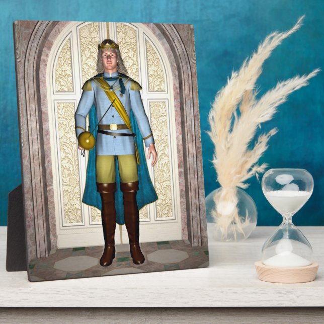 Prinz im Palast von Fairytale Fotoplatte (Seite)