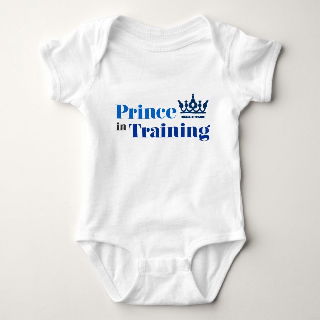 Prinz in Training - Royal Baby Strampler (Vorderseite)