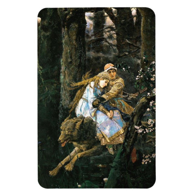 Prinz Ivan auf dem grauen Wolf 1889 Magnet (Vertikal)