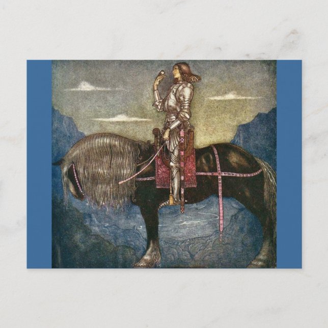 Prinz mit Bird Postkarte (Vorderseite)