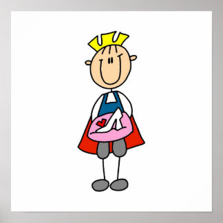 Prinz mit Glasschliff Poster