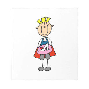 Prinz mit Glasschuh Notizblock