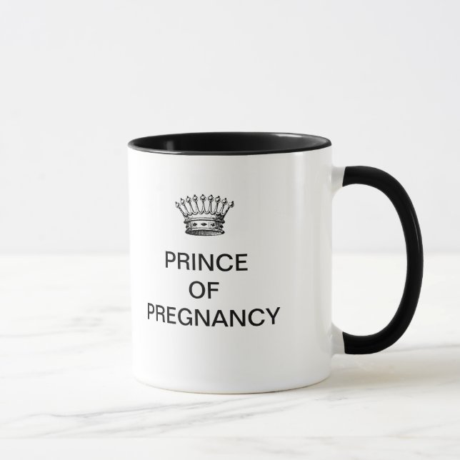 PRINZ OF PREGNANCY COFFEE MUG TASSE (Rechts)