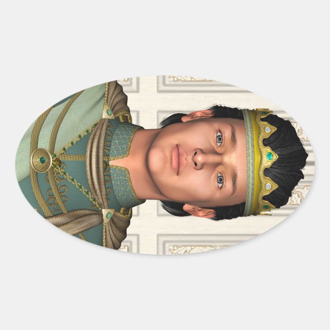 Prinz Ovaler Aufkleber (Vorderseite)