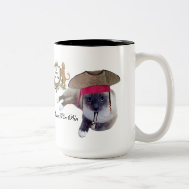 Prinz Pan Pan Pirate Mug Zweifarbige Tasse (Rechts)