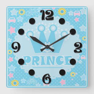 Prinz Quadratische Wanduhr