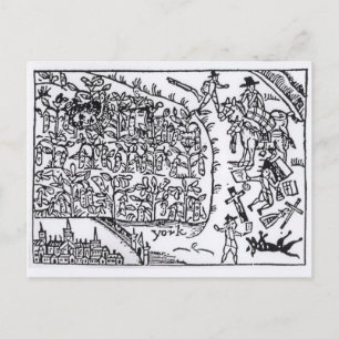 Prinz Rupert Verstecken in einer Bean Postkarte