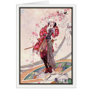 Prinz Souci auf dem Fan durch Kay Nielsen