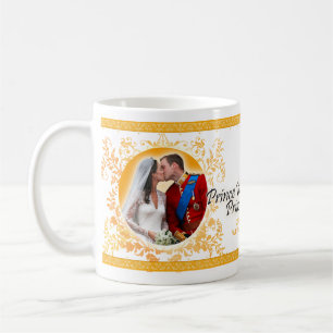 Prinz William u. Catherine-Hochzeits-Kuss-Tasse Kaffeetasse