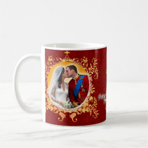 Prinz William u. Kate Kuss-Tasse Tasse