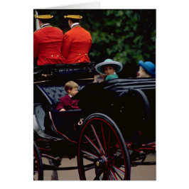 Prinz William und Prinzessin Diana auf der Mall