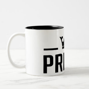 Prinzen und Prinzessinnen-Tasse Zweifarbige Tasse