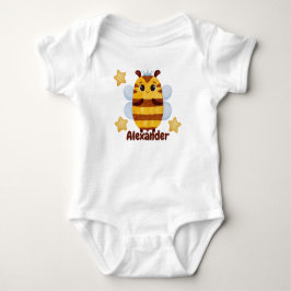 Prinzenbiene Personalisierter Kinderbodysuit, Benu Baby Strampler