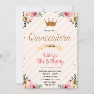 Prinzessin 15. 16. Geburtstagsfeier Einladung