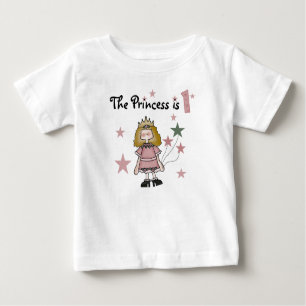 Prinzessin 1. Geburtstag Baby T-shirt