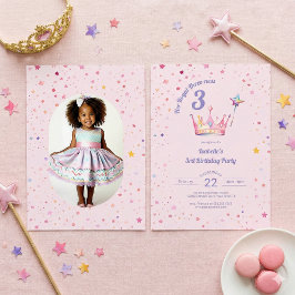 Prinzessin 3. Geburtstag Ihre Königliche Dreijähri Einladung