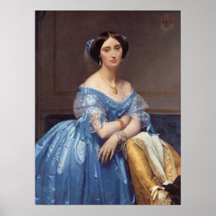 'Prinzessin Albert de Broglie' Poster