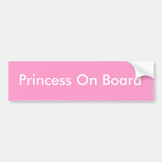 Prinzessin an Bord Autoaufkleber