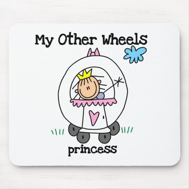 Prinzessin Andere Räder Mousepad (Vorne)