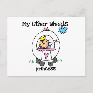 Prinzessin Andere Räder Postkarte