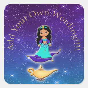 Prinzessin arabischer Nächte Genie Magical Sticker