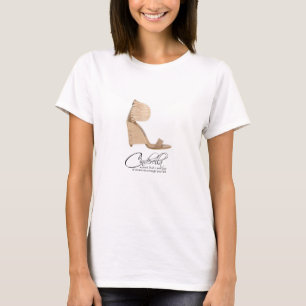 Prinzessin Aschenputtel Beige Schuhe T - Shirt