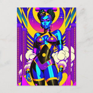 Prinzessin auf der Prowl - Ken Gage Art Postkarte