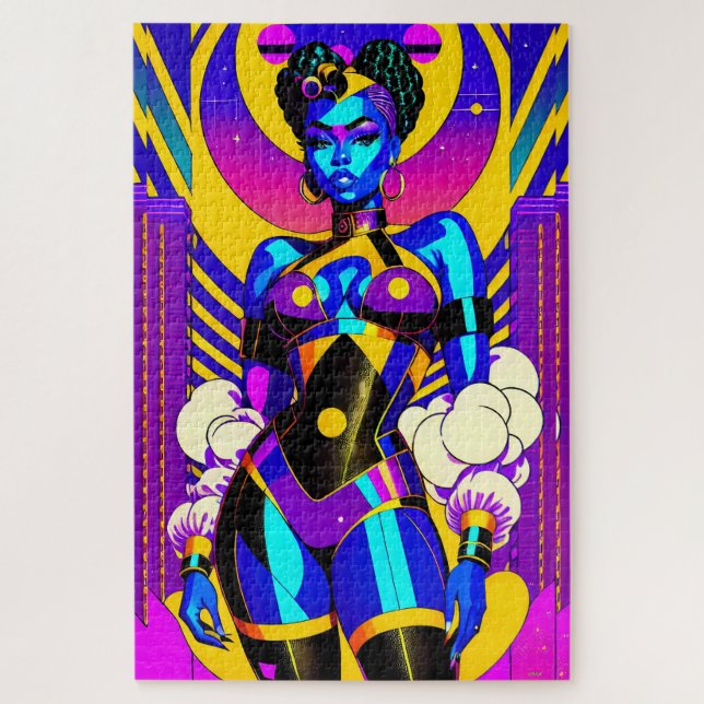 Prinzessin auf der Prowl - Ken Gage Art Puzzle (Vertikal)