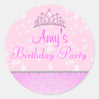 Prinzessin Aufkleber Pink Sparkle