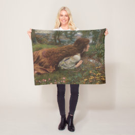 Prinzessin aus der Schule (von E.R. Hughes) Fleecedecke