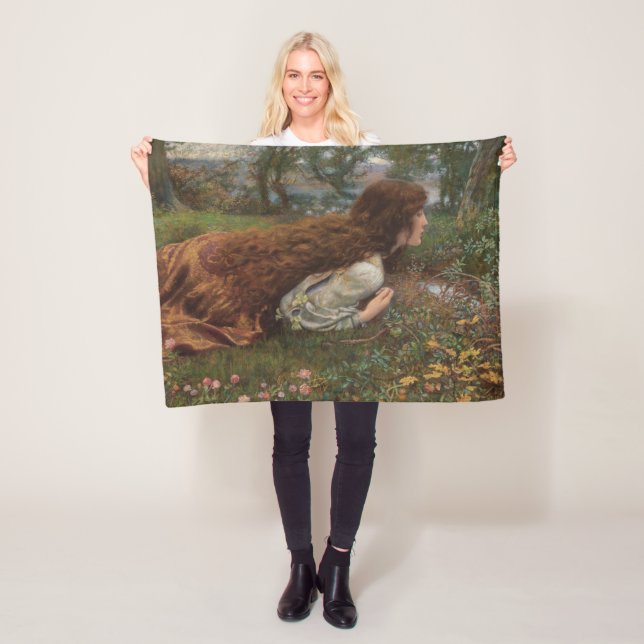 Prinzessin aus der Schule (von E.R. Hughes) Fleecedecke (Beispiel)