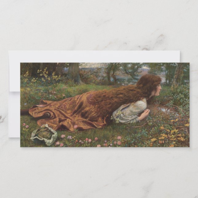 Prinzessin aus der Schule (von E.R. Hughes) Karte (Vorderseite)