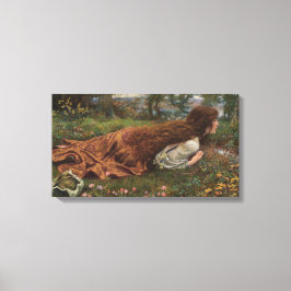 Prinzessin aus der Schule (von E.R. Hughes) Leinwanddruck