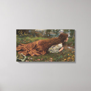 Prinzessin aus der Schule (von E.R. Hughes) Leinwanddruck