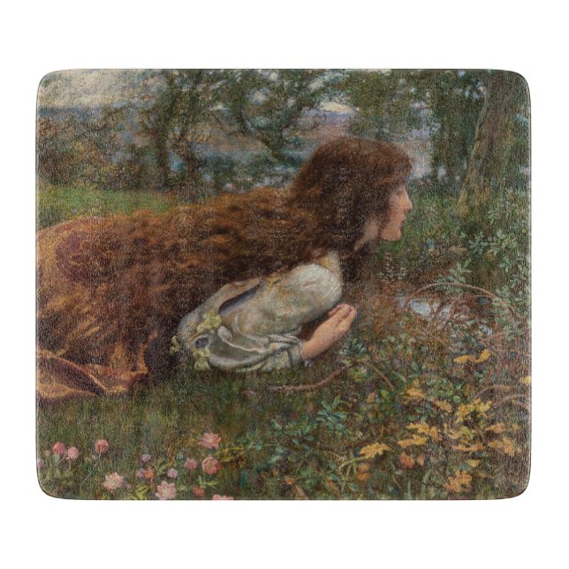 Prinzessin aus der Schule (von E.R. Hughes) Schneidebrett (Vorderseite)