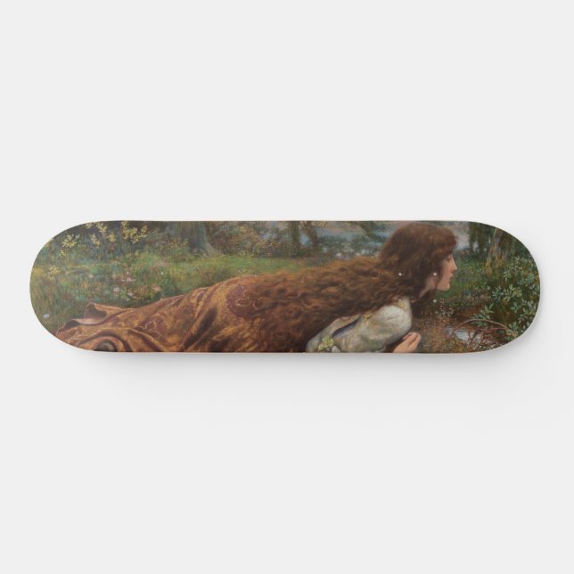 Prinzessin aus der Schule (von E.R. Hughes) Skateboard (Horizontal)