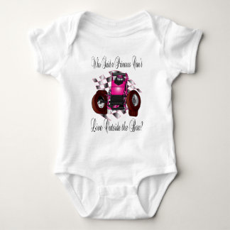 Prinzessin außerhalb des Bos Baby Strampler