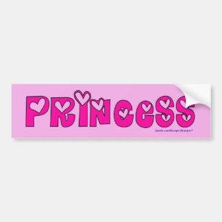 Prinzessin Autoaufkleber