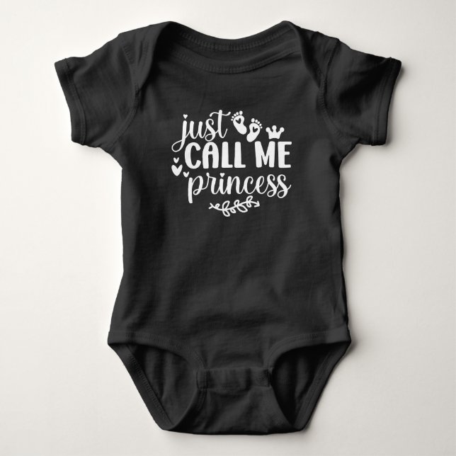 Prinzessin Baby Strampler (Vorderseite)