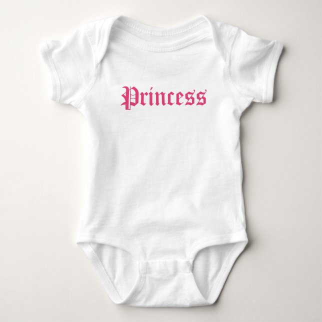Prinzessin Baby Strampler (Vorderseite)