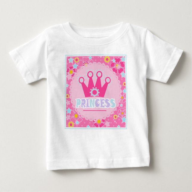Prinzessin. Baby T-shirt (Vorderseite)
