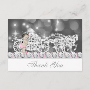 Prinzessin Babyparty danken Ihnen Dankeskarte