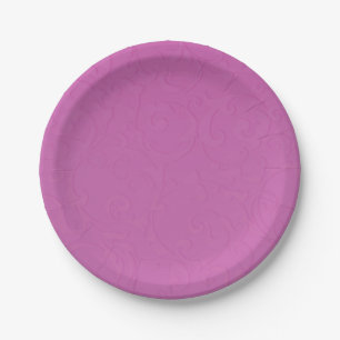 Prinzessin Beere Pink Märchen Damast Hochzeit Pappteller