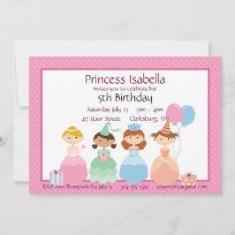 Prinzessin Birthday Einladung