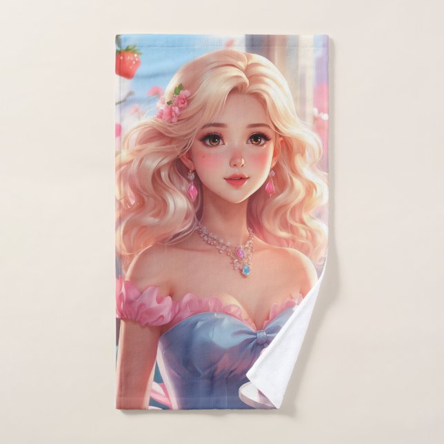 Prinzessin Birthday Handtuch (Handtuch)