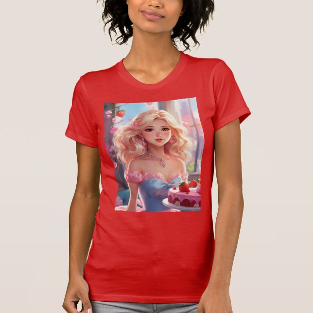 Prinzessin Birthday T-Shirt (Vorderseite)