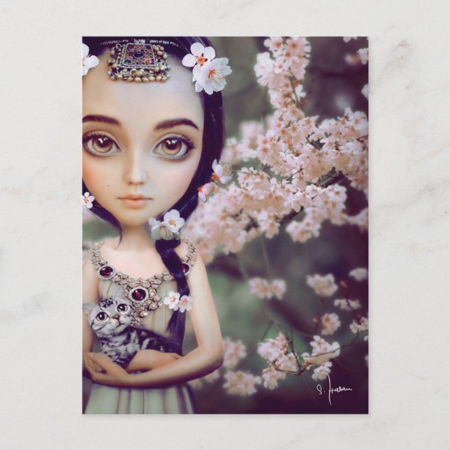 Prinzessin Blossom Postcard Postkarte (Vorderseite)