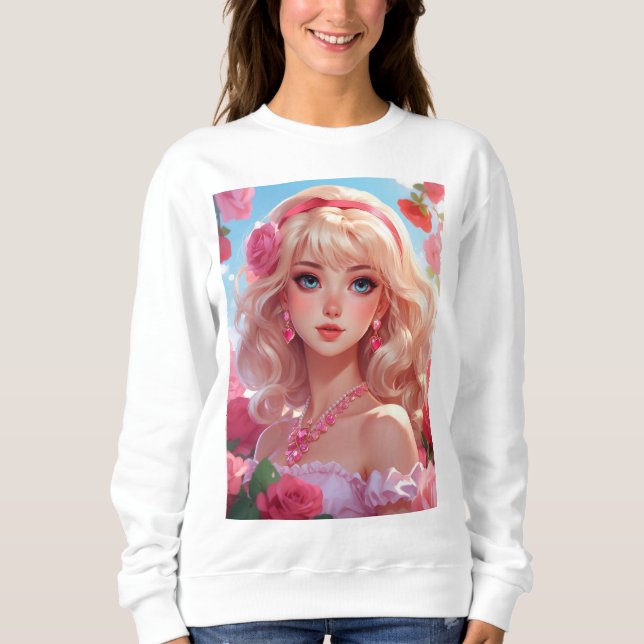 Prinzessin Blume Sweatshirt (Vorderseite)